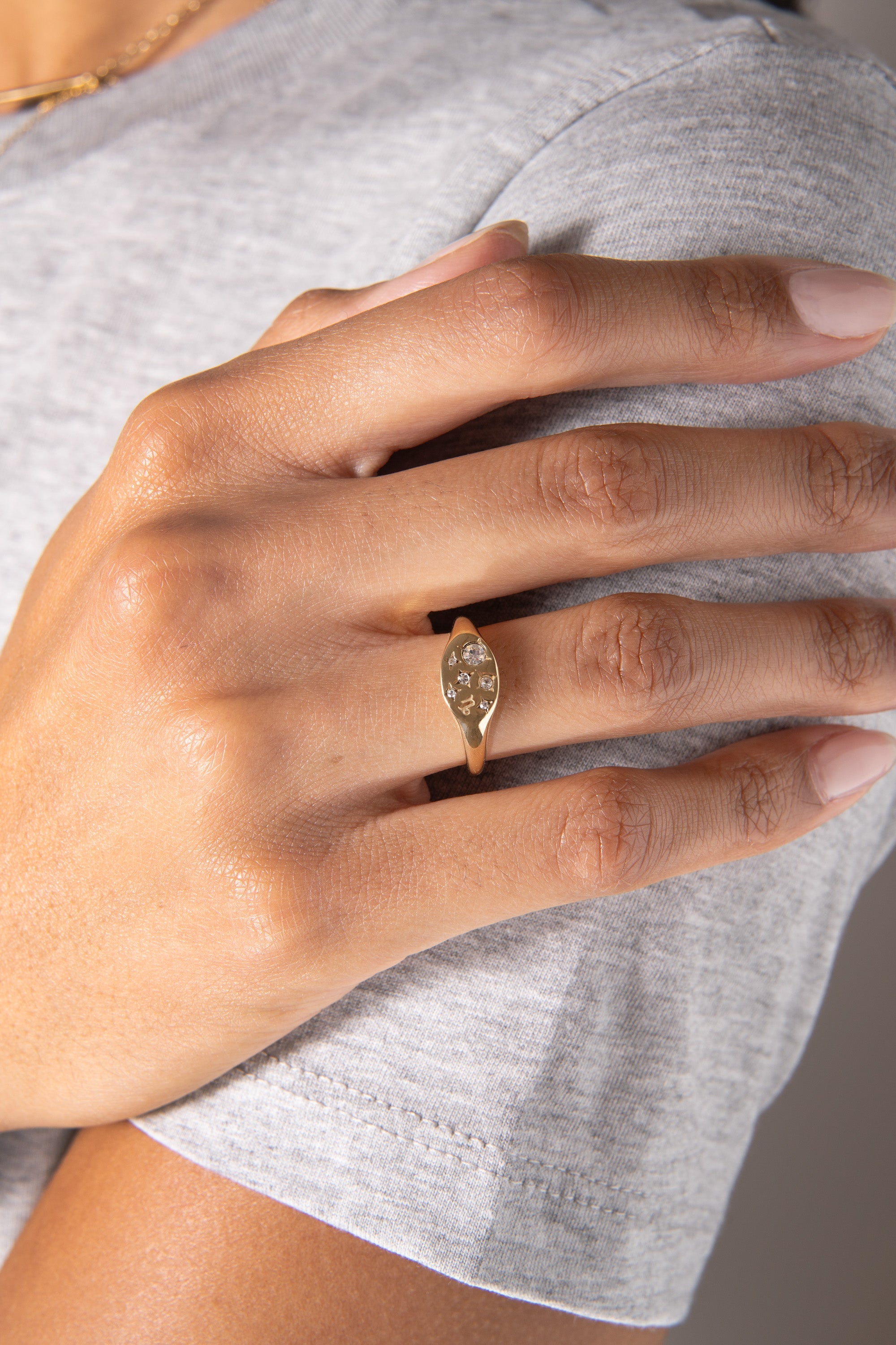 Libra Zodiac Ring