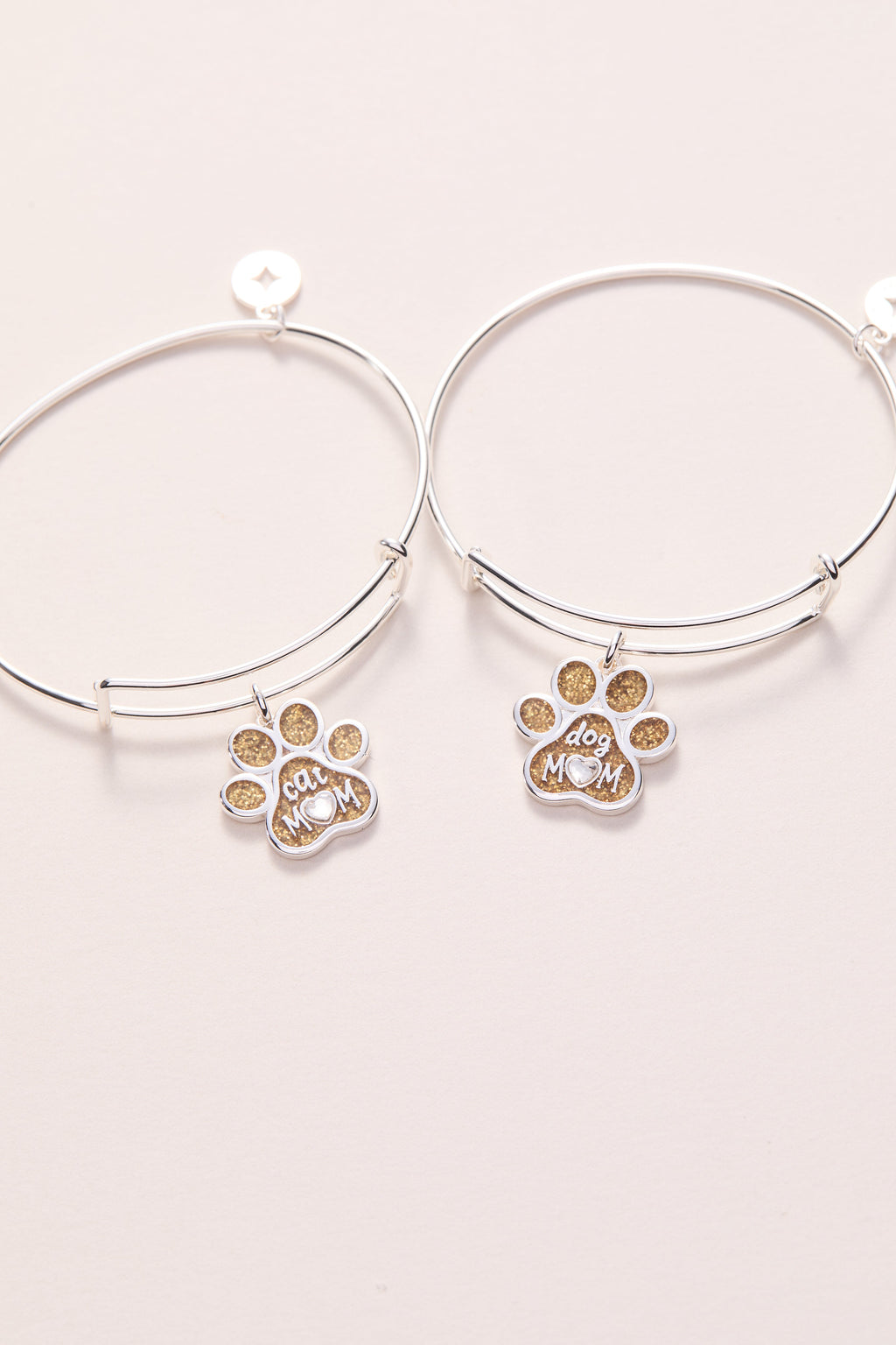 Dog Mom Charm Bangle