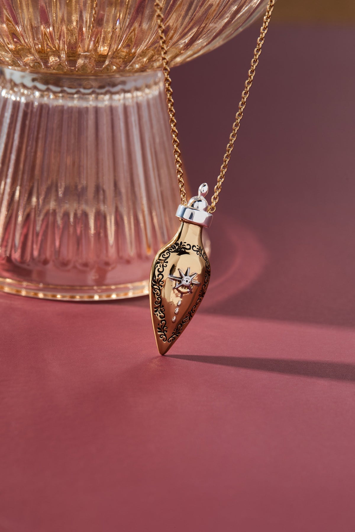 'Written in the Stars' Potion Bottle Slider Necklace