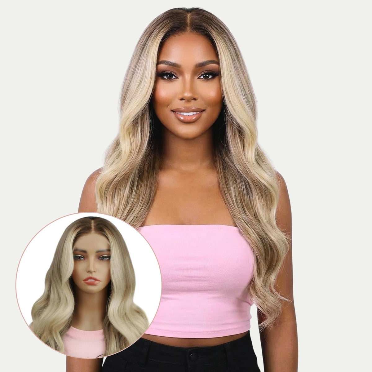 Raw Gabriella Glueless 5x5 HD Lace Professionally Colored 100% Human Hair Closure Wig