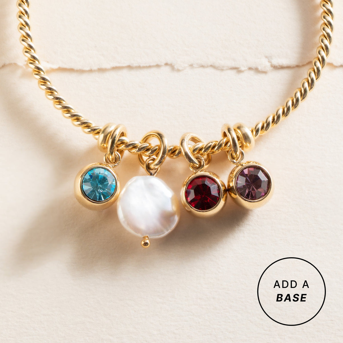 January Birthstone Interchangeable Charm