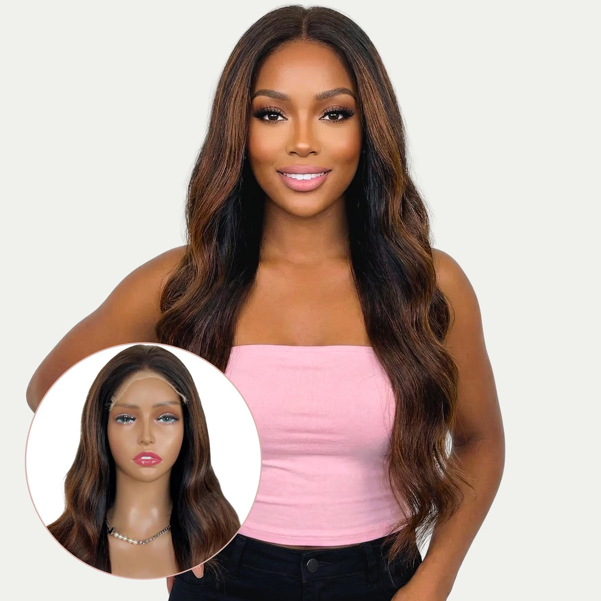 Raw Jada Glueless 5x5 HD Lace Professionally Colored 100% Human Hair Closure Wig