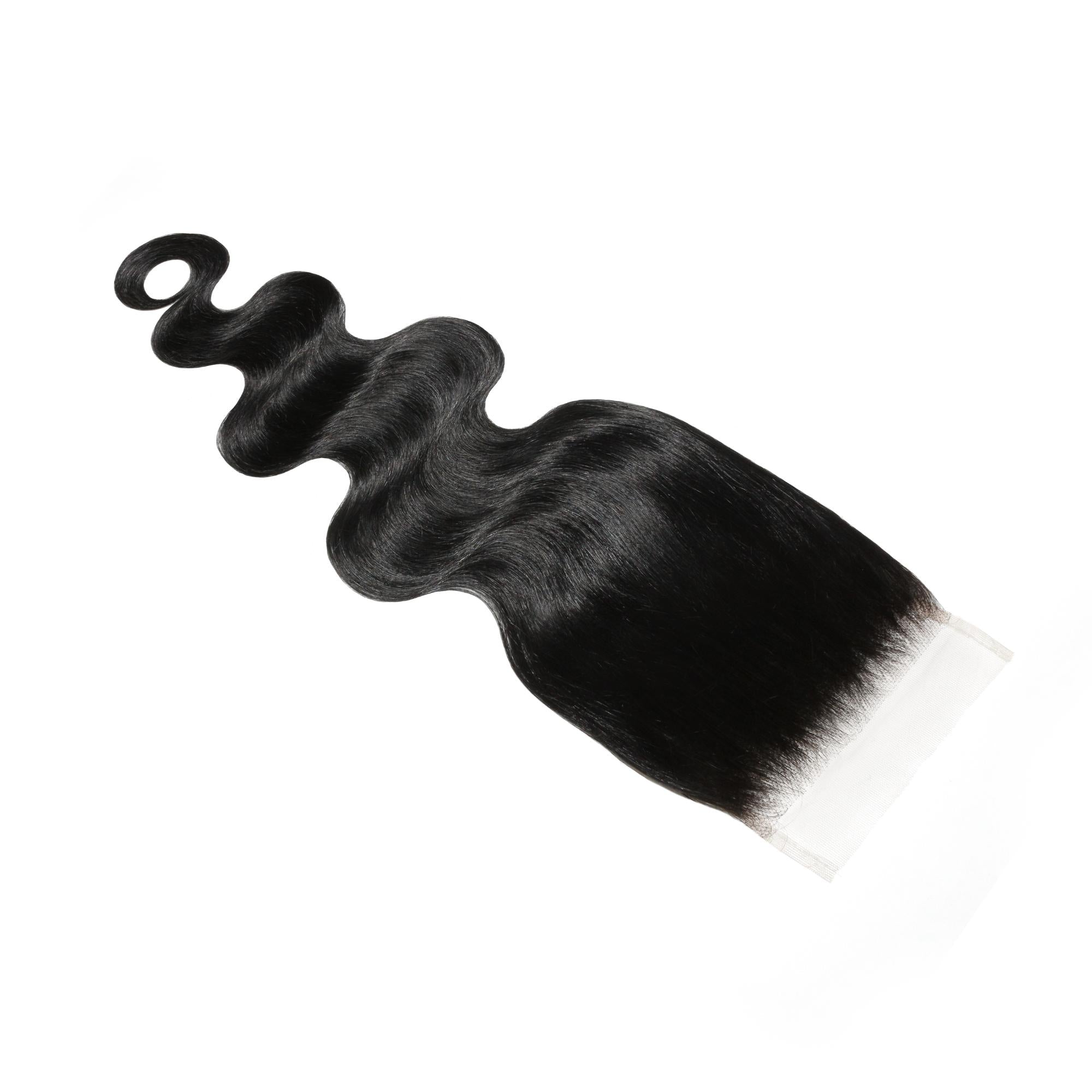 Jet Black Body Wave 5x5 HD Lace Human Hair Closure