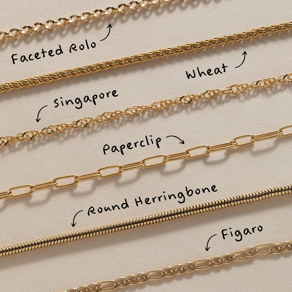 Faceted Rolo Charm & Layering Necklace