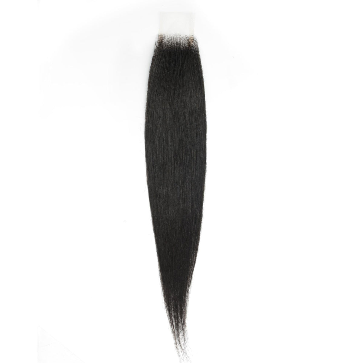 Yaki Straight 2x6 Transparent Lace Human Hair Closure