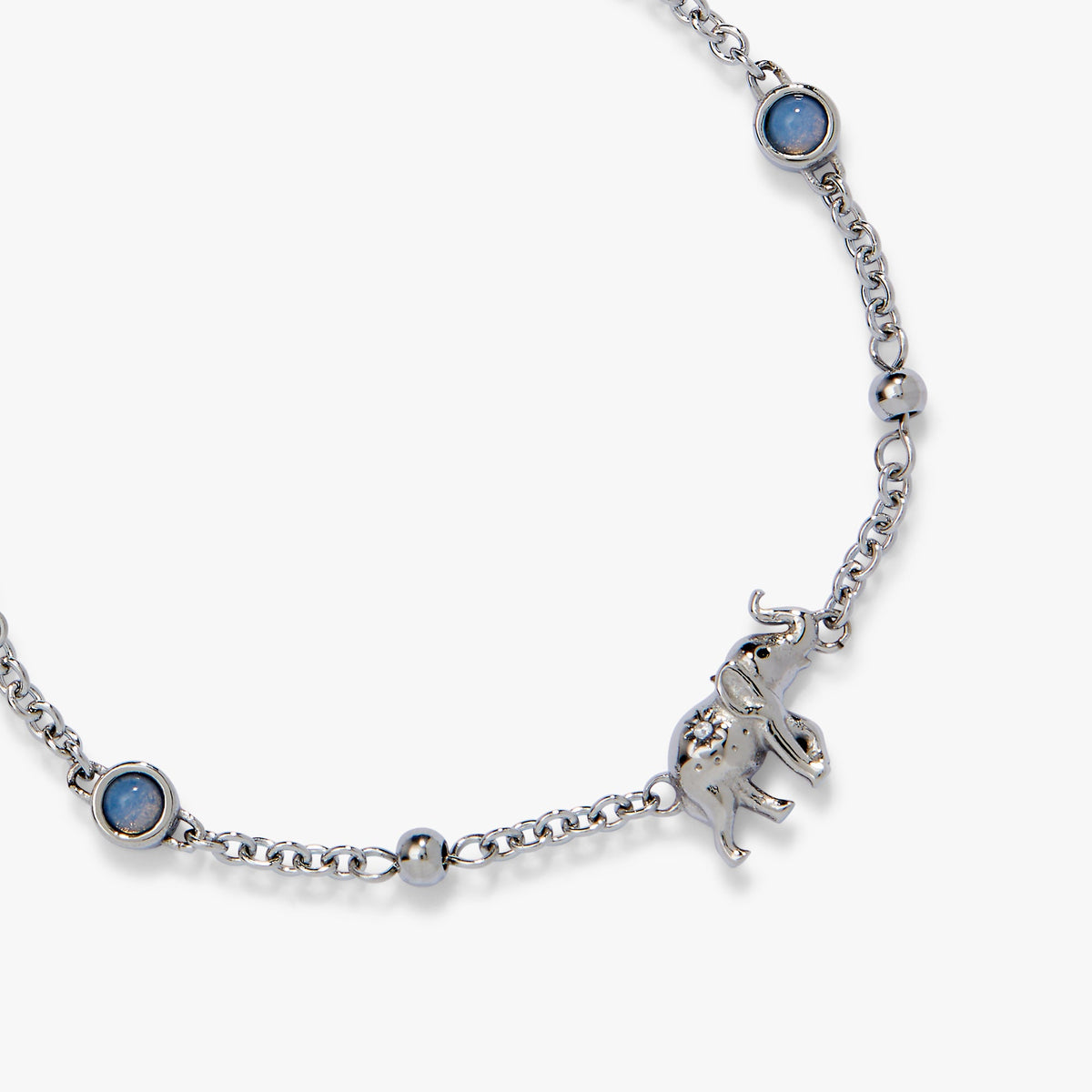 Elephant Inline Charm Anklet