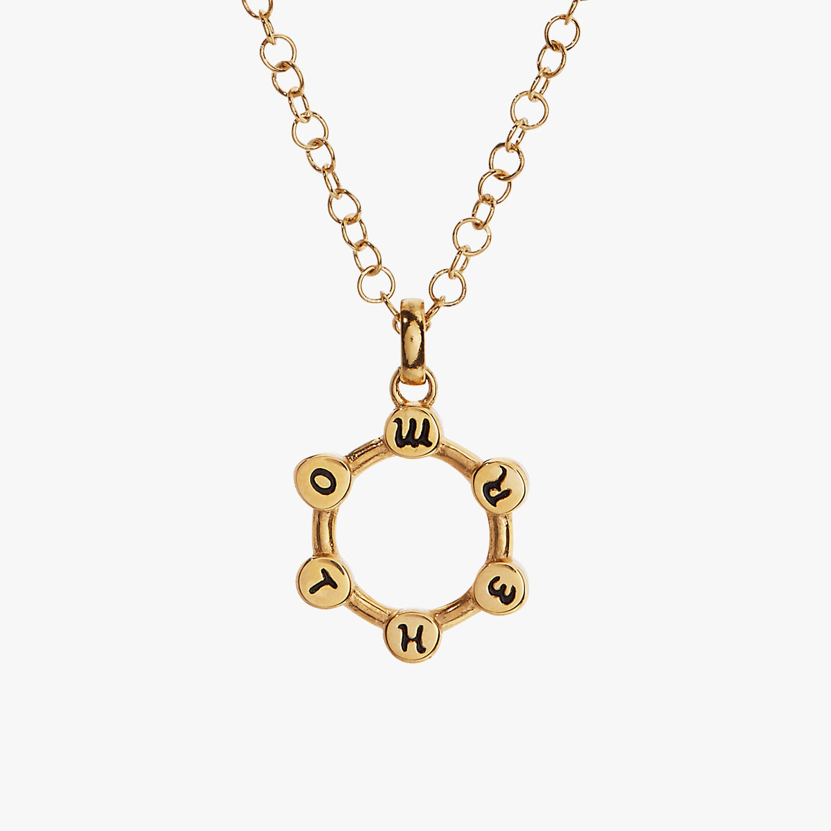 Mother Hidden Message Acrostic Necklace