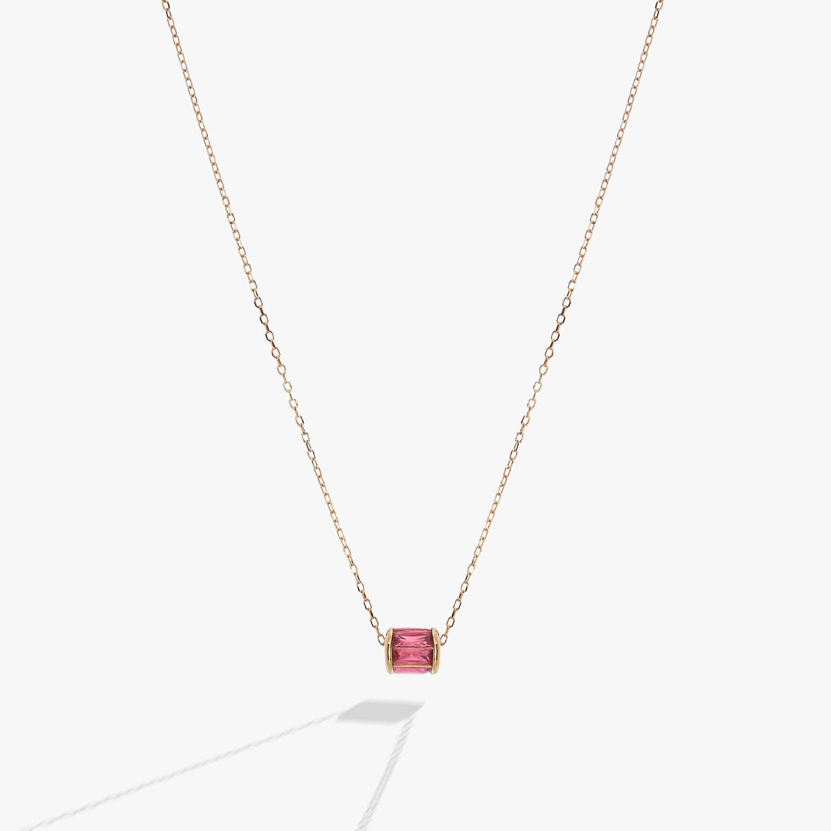October Birthstone Precious Pendant Necklace