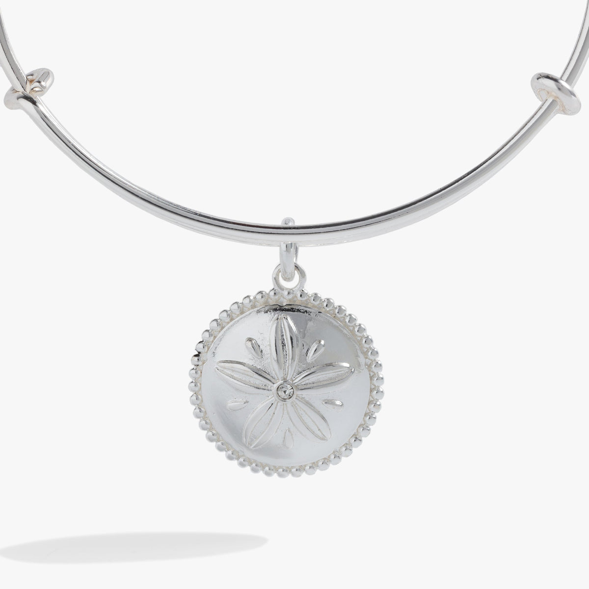 Sand Dollar Charm Bangle