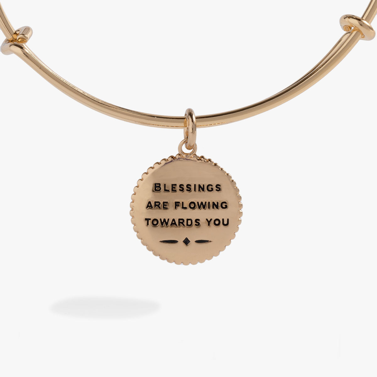 Sand Dollar Charm Bangle
